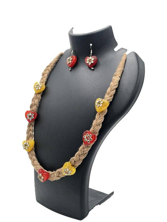 Rustic braided jute for eco-friendly ethnic appeal