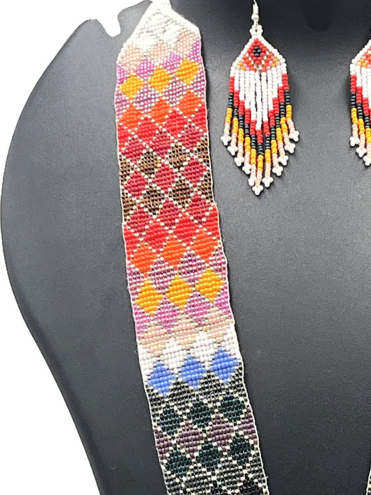 Ethnic Boho Jewelry in Red, White & Multicolour Tones – The Chakmak