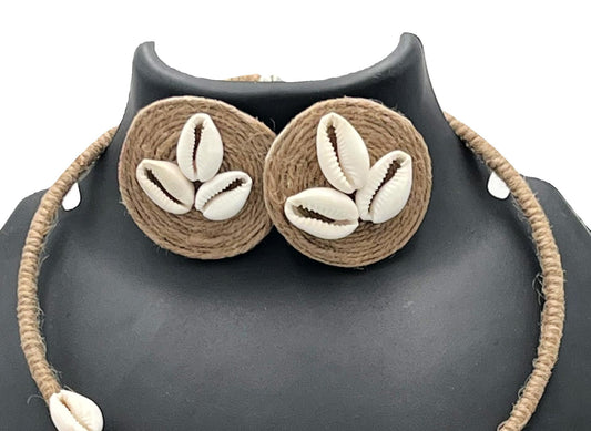 Ethnic Tribal Necklace Set with Matching Earrings – The Chakmak Jewelry